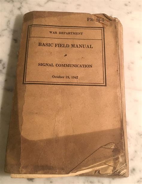 Basic Field Manual Signal Communication 1942 Epub