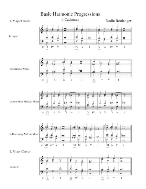 Basic Harmonic Progressions Epub