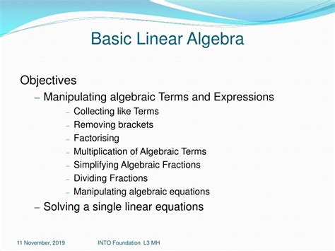 Basic Linear Algebra Reader