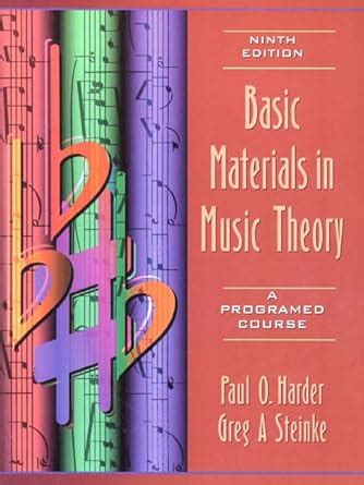 Basic Materials In Music Theory A Programed Course Epub