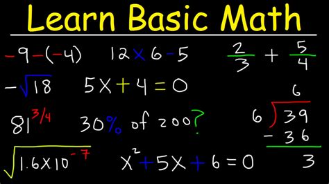 Basic Mathematics Student&am PDF