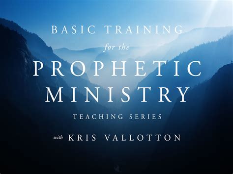 Basic Prophetic Training CD Teaching Series Epub