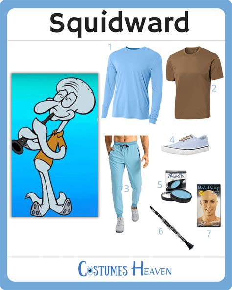 Basic Squidward Costumes: