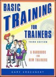 Basic Training for Trainers A Handbook for New Trainers PDF