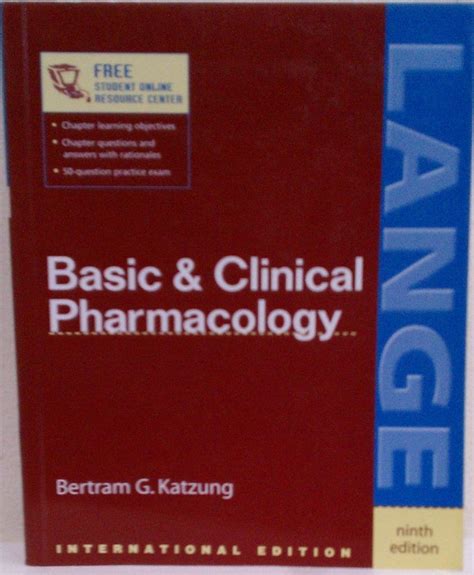 Basic and Clinical Pharmacology 9th Edition Doc