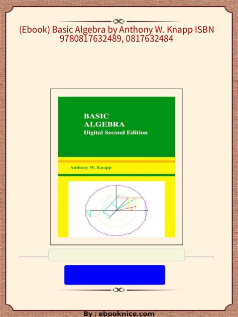 Basic.Algebra.I.Bk..1 Ebook Doc