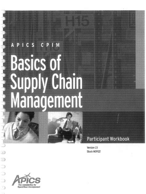 Basics Of Supply Chain Management Apics Pdf Reader