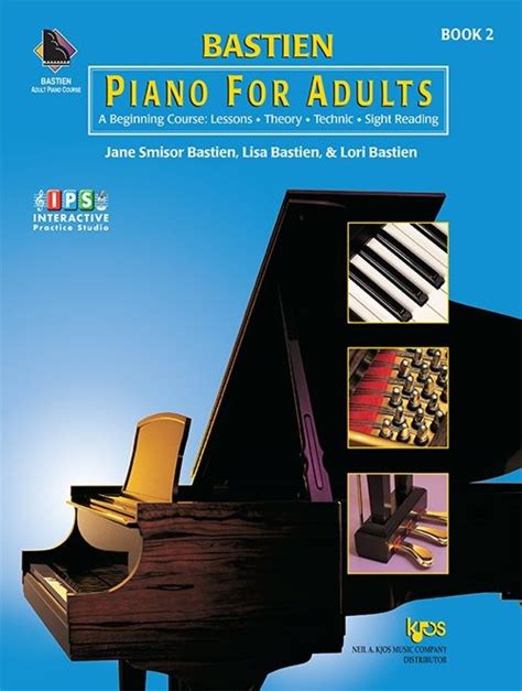 Bastein Piano for Adults Book 2 A Beginning Course Lessons Theory Technic and Sight Reading Doc