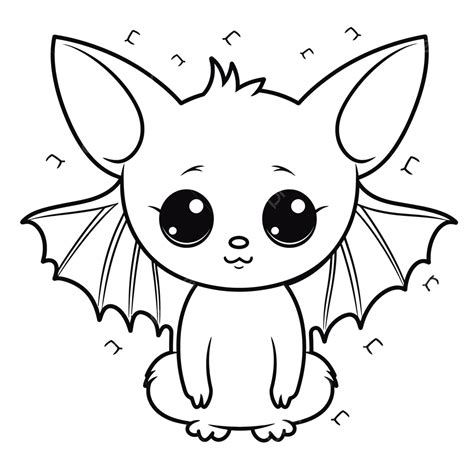 Bat Coloring Page Printable