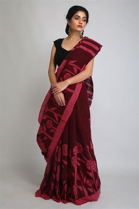 Batik Handpainted Sarees: