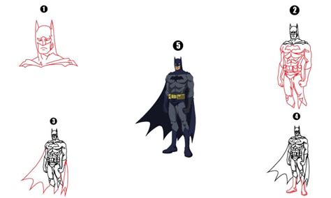 Batman: A Step-by-Step Drawing Guide for Artists of All Levels