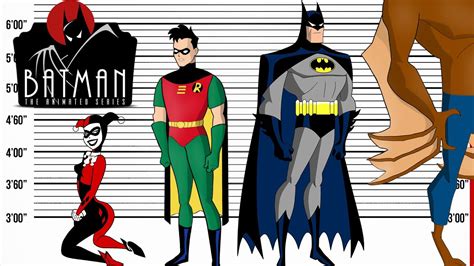 Batman: The Animated Series Height Comparison for Ultimate Reference