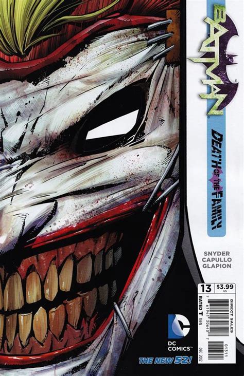 Batman 13 Die-Cut Mask Cover Return of the Joker Death Of The Family Tie-In Epub