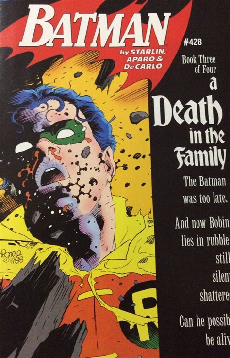 Batman 428 Death in the Family Reader