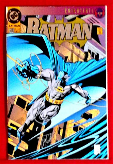 Batman 500 Knightfall 19 Autographed Mike Manley Edition of 9500 Foil Enhanced Printing Reader