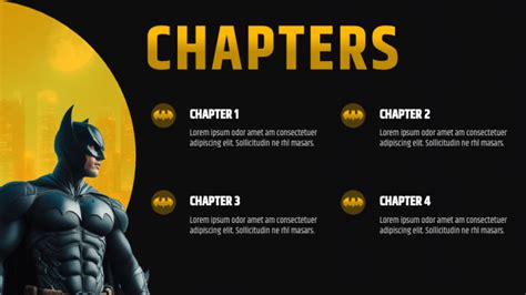 Batman Slides Template