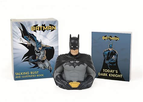 Batman Talking Bust and Illustrated Book Miniature Editions Kindle Editon