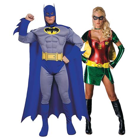 Batman and Robin costumes for adults