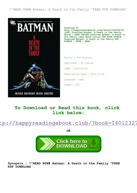 Batman.A.Death.in.the.Family Ebook Epub