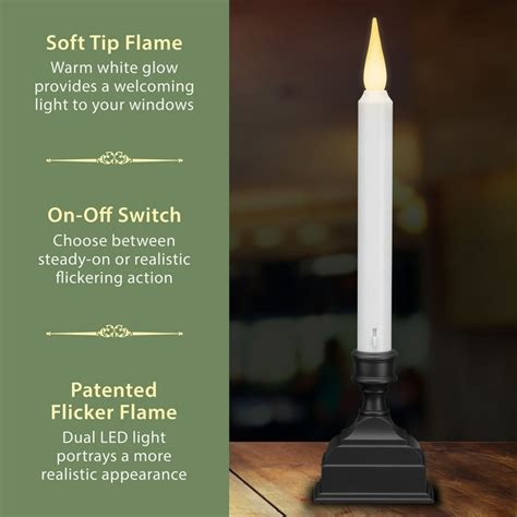 Battery-Operated LED Window Candles: Illuminate Your Home with Ambiance and Convenience