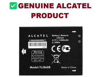 Battery2go Battery Alcatel CAB60BA000C1 Shockwave PDF