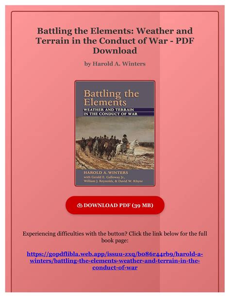 Battling the Elements: Weather and Terrain in the Conduct of War Ebook Doc