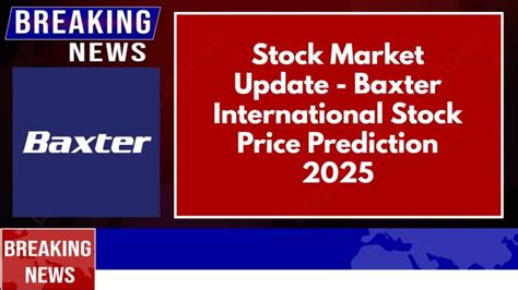 Baxter International Inc. Share Price: A Forecast to 2025