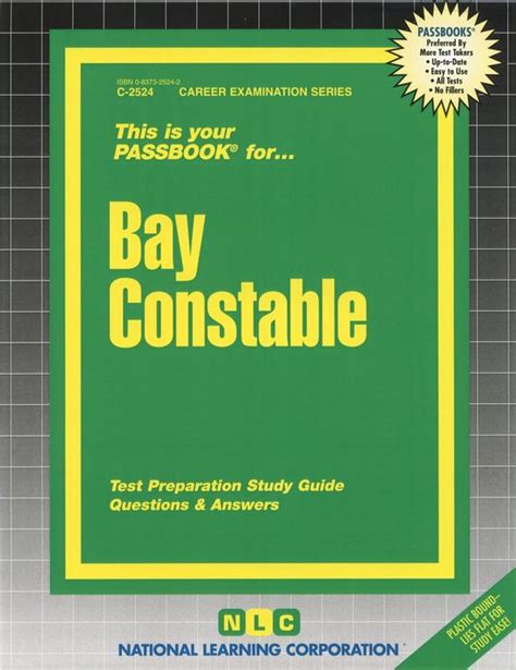 Bay ConstablePassbooks Career Examination Series C-2524 Kindle Editon