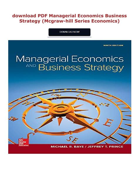 Baye And Prince Managerial Economics Download Free Pdf Ebook Doc