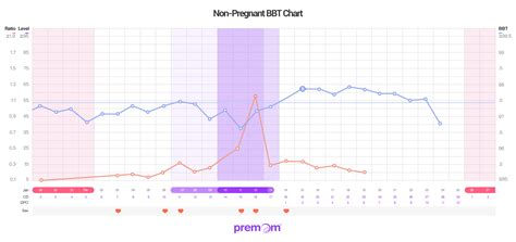 Bbt Chart Pregnancy Vs Not