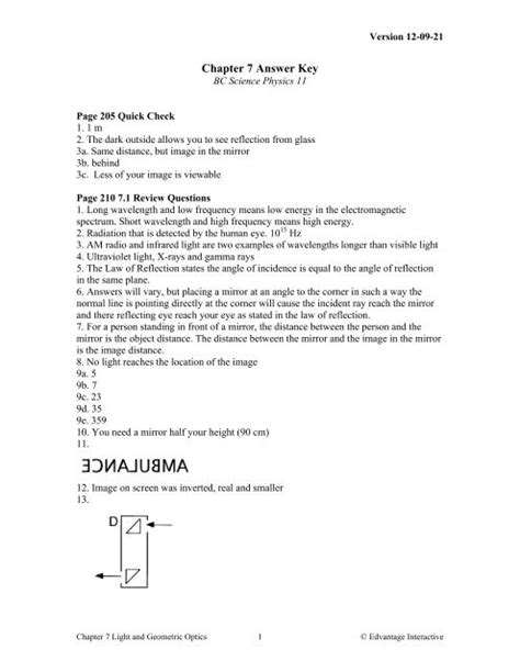 Bc Science 7 Chapter Answer Key PDF