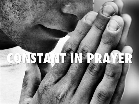 Be Constant in Prayer PDF