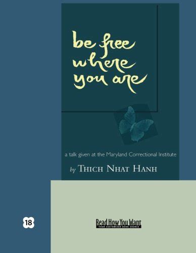 Be Free Where You Are EasyRead Large Edition Doc
