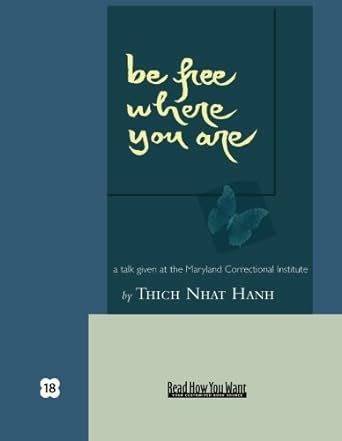 Be Free Where You Are EasyRead Large Edition Doc