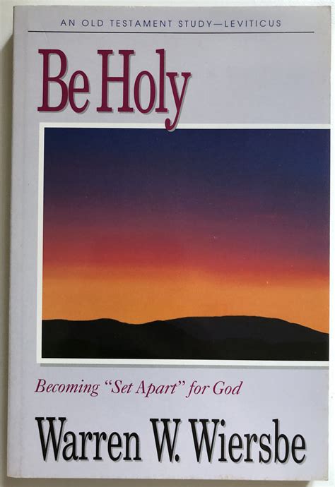 Be Holy (Leviticus): Becoming "Set Apart&am Reader