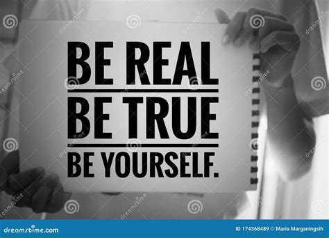 Be authentic and true to yourself: