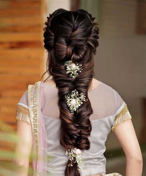 Be the Epitome of Grace with Ravishing Reception Hairstyles for Saree