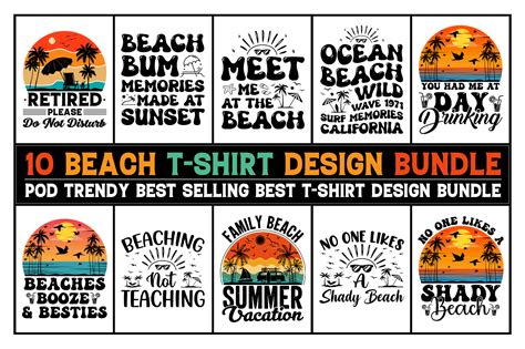 Beach Graphic T Shirts: A Style Staple for Summer