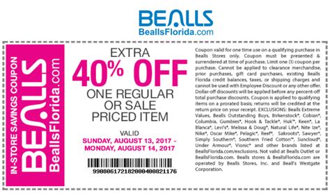 Bealls Coupons Printable