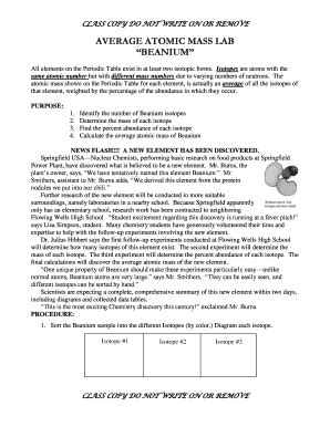 Beanium Isotope Lab Answer Key Kindle Editon