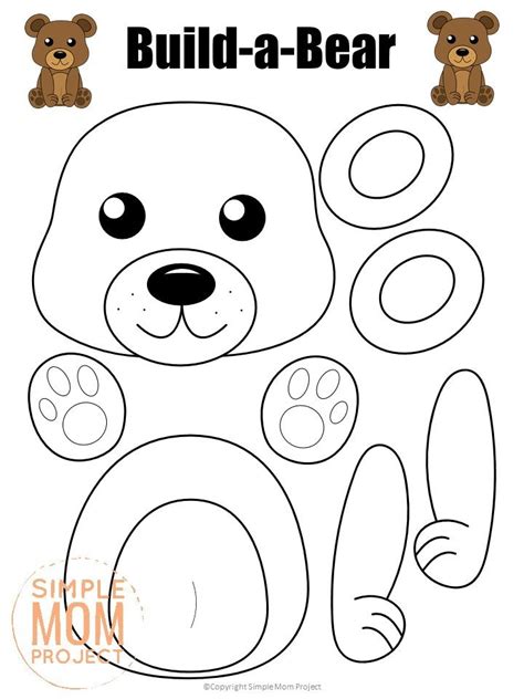 Bear Cut Out Template
