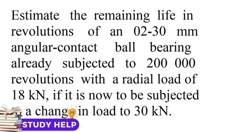 Bearing Life Estimation