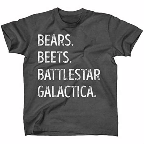 Bears, Beets, Battlestar Galactica: The Ultimate T-Shirt for Pop Culture Savants