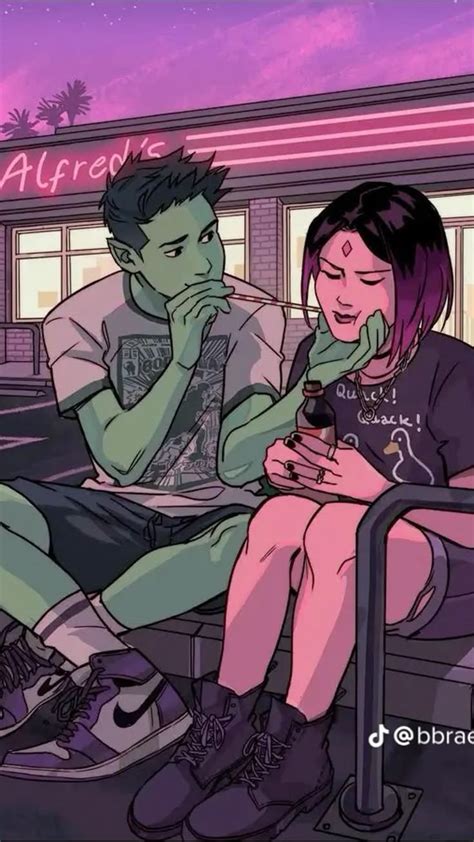 Beastboy and Raven Wallpaper: An Immersive Experience for DC Fans