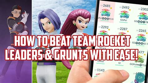 Beating Team Rocket Leader Hard Pokémon GO: Master Your Moves