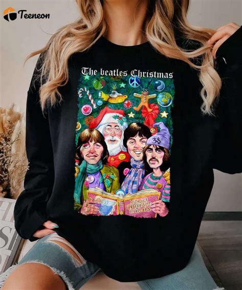 Beatles Christmas Sweatshirts: Cheerful, Nostalgic, and Perfect for the Holidays