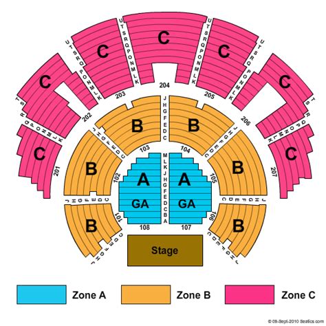 Beau Rivage Seating Chart