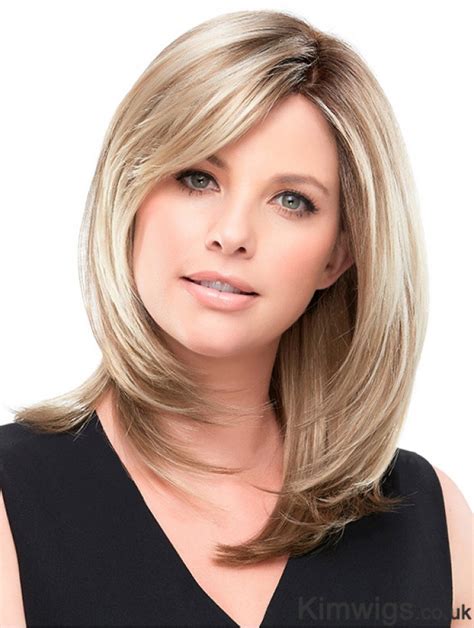 Beautiful Blonde Straight Wigs For Cancer