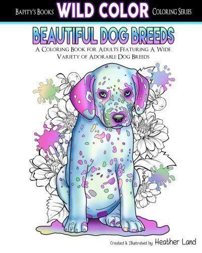 Beautiful Dog Breeds Adult Coloring Book Wild Color Volume 2 Epub