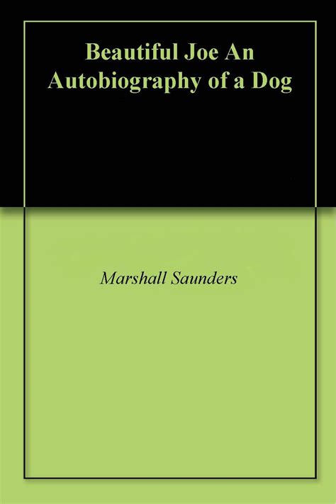 Beautiful Joe An AutoBiography of a Dog Kindle Editon